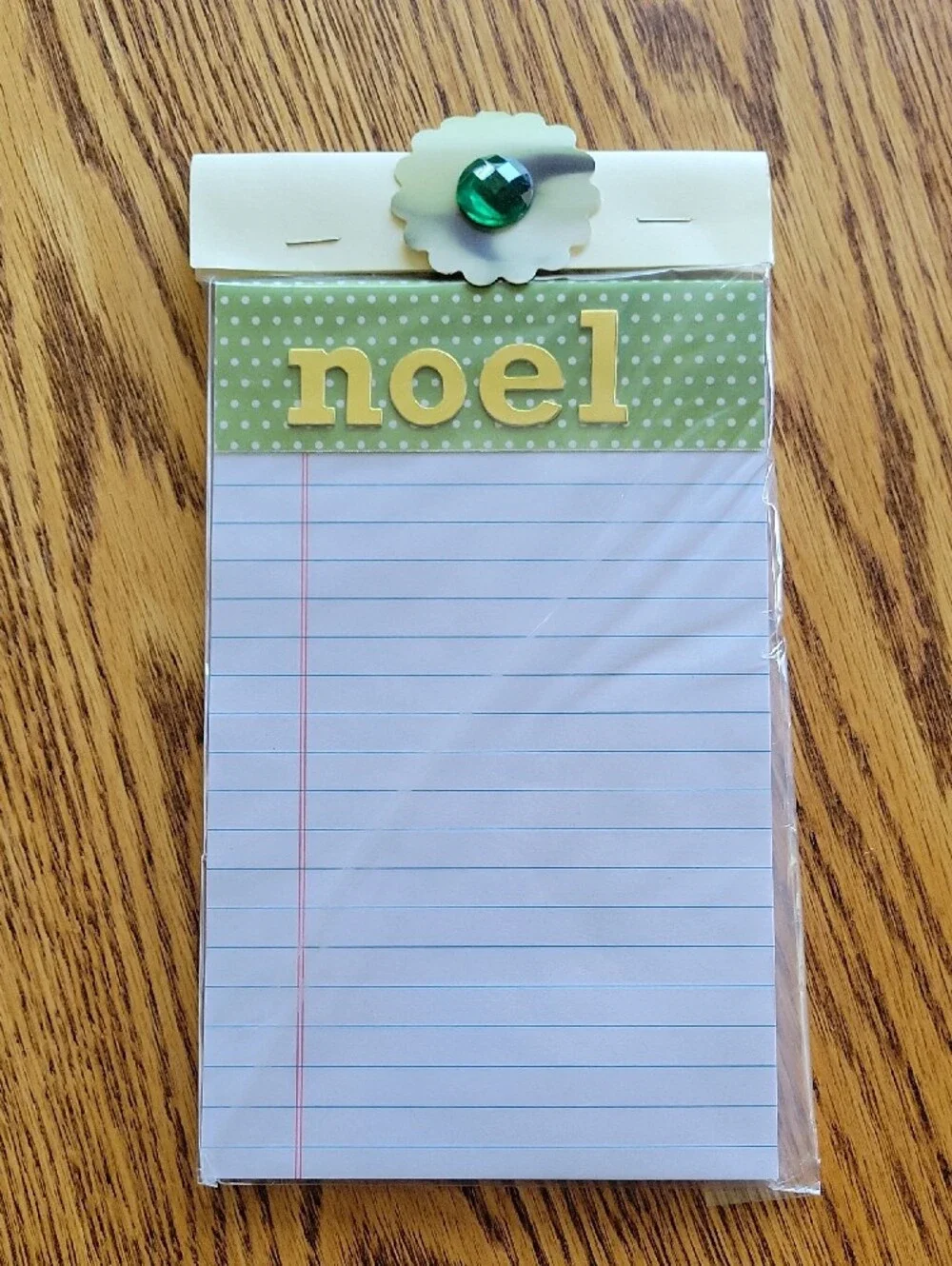 Set Of 5 Handmade Holiday Themed Magnetic Notepad Set